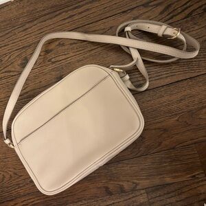 Nordstroms Ivory Leather Crossbody